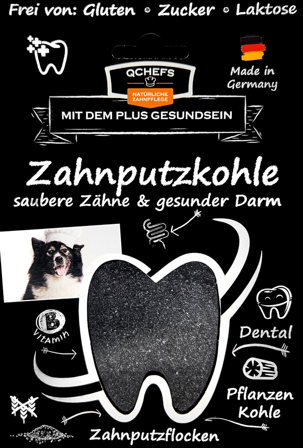QCHEFS Zahnputzkohle